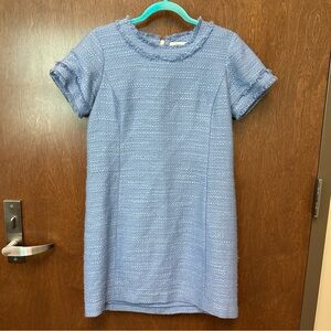 STS Sail To Sable Tweed Shift Dress- Women’s 6 - light blue preppy chic